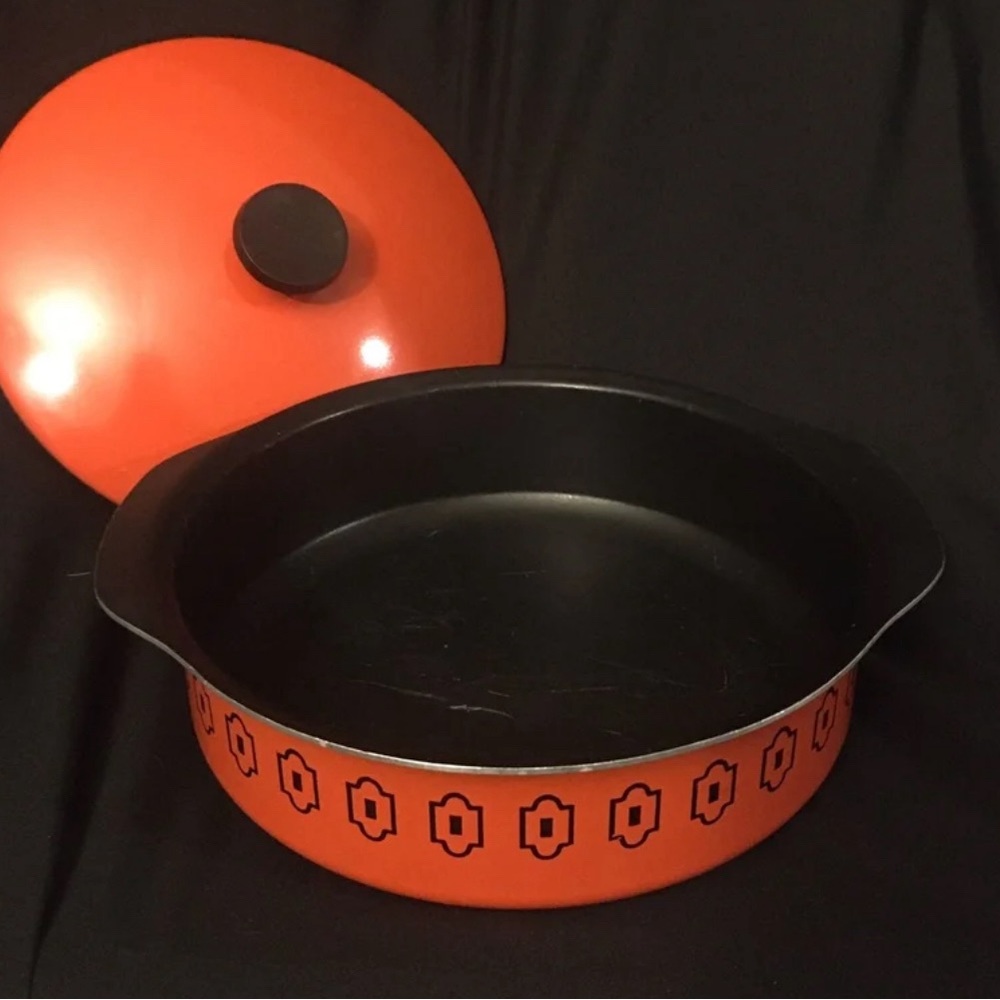 Vintage West Bend Retro West Bend Non-Stick Pan (Orange) 🇺🇸 Made In USA